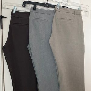 3 Pairs of Express Columnist Dress Pants 2R/2L